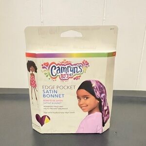 Satin Bonnet for Kids - Purple